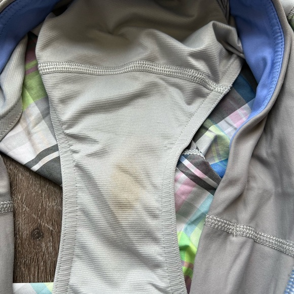 Lululemon Speed Short in Rad Plaid Lullaby Reflective / Ambient Grey - Picture 6 of 7